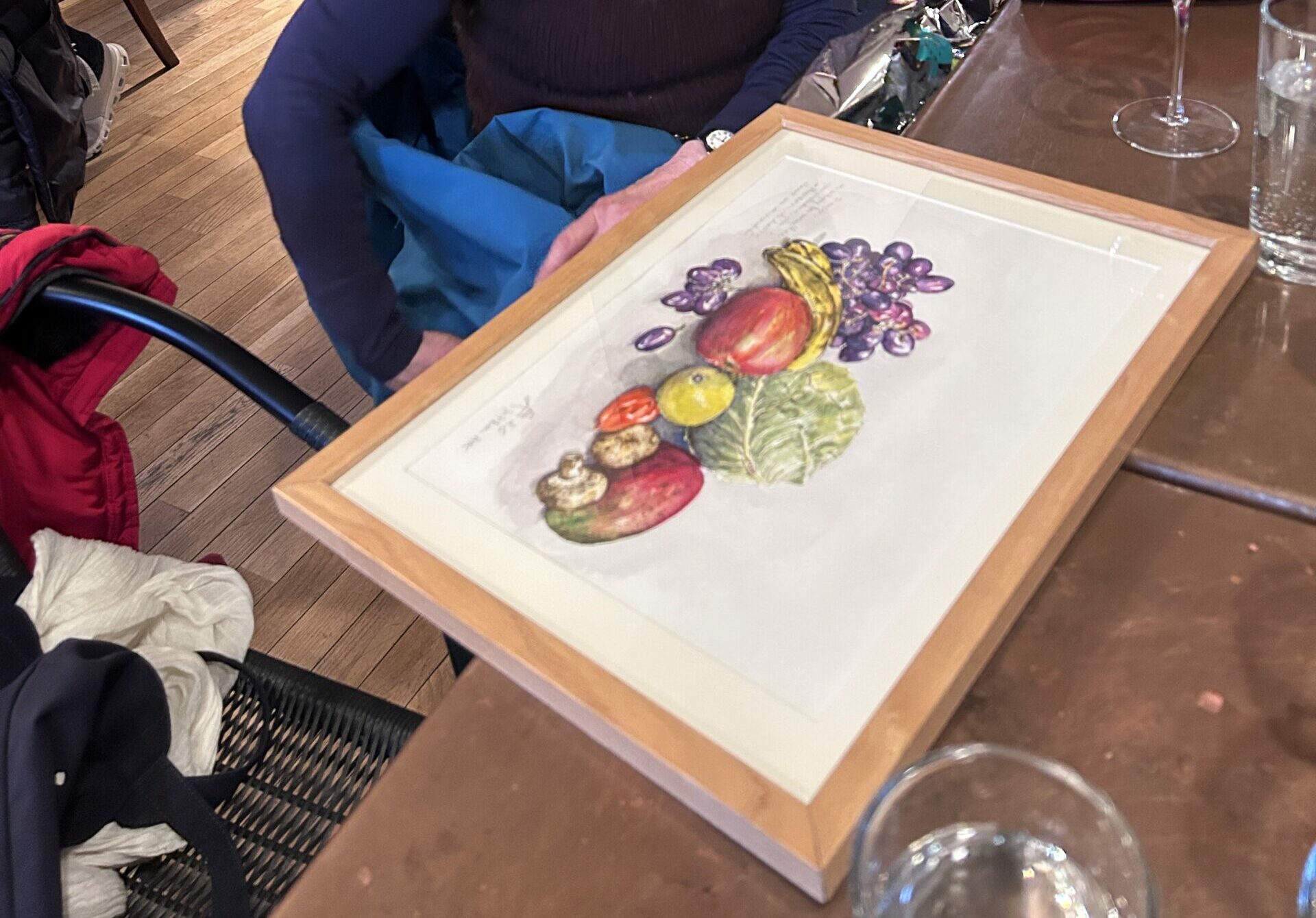 Nature morte, Fruits et légumes.